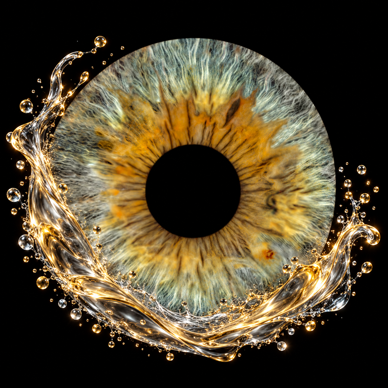 Künstlerische Iris-Komposition 16